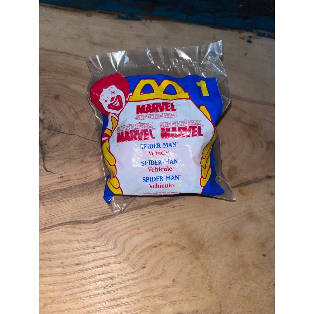 1996 McDonalds Marvel Super Heroes Happy Meal Toy Lot Spiderman/Storm/Wolverine - Picture 2 of 10